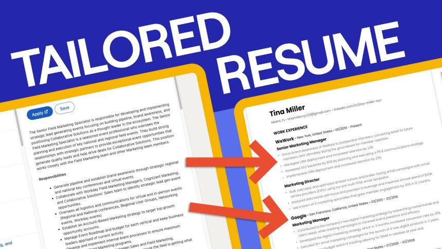 Tailor Your Resume for Any Job